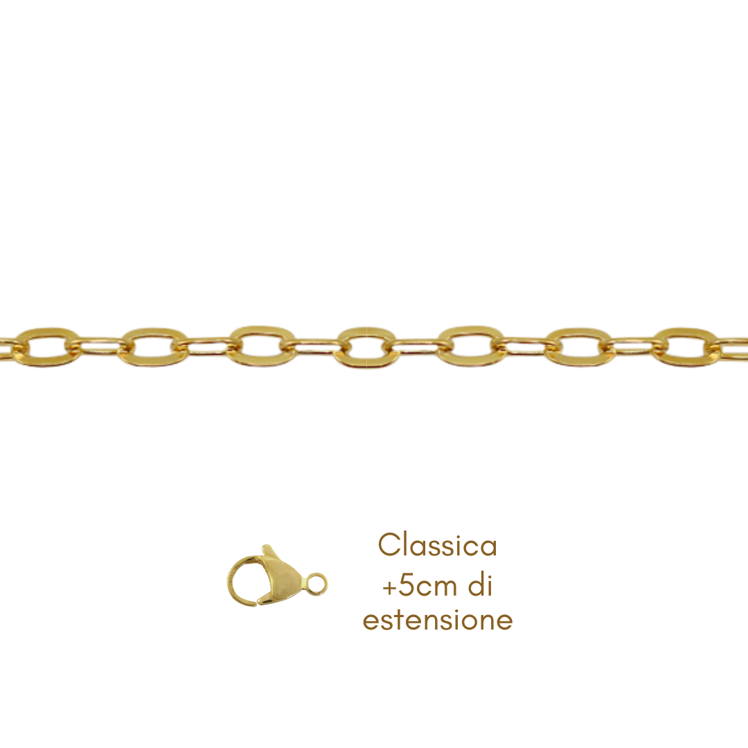 Base Chain Multicharms Fissi - Bracciale