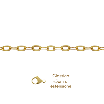 Base Chain Multicharms Fissi - Bracciale